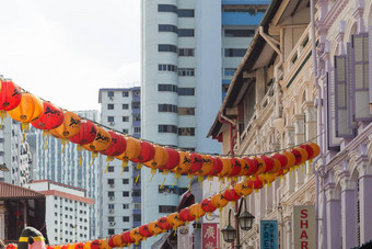 中国人灯笼唐人街新加坡