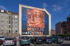 罗斯基勒节日涂鸦壁画哥本哈根丹麦