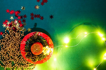 圣诞节灯12月季节作文装饰品