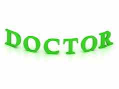 医生标志绿色词
