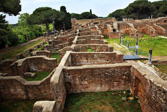 古老的罗马废墟口安蒂卡罗马意大利