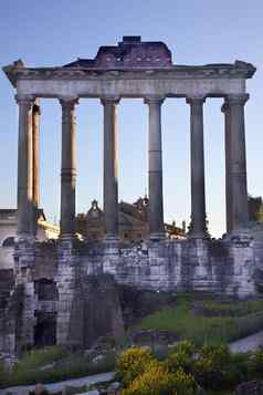 寺庙土星论坛罗马意大利