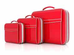 红色的手提箱