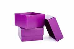 紫色的盒子
