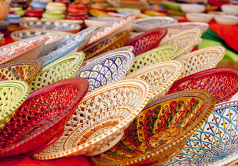 陶瓷盘子阿拉伯语风格