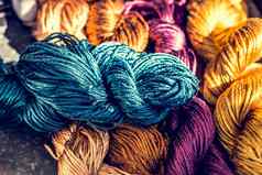 棉衣,色彩斑斓的丝绸线程编织刺绣刺绣