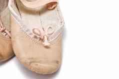 小粉红色的芭蕾舞鞋子