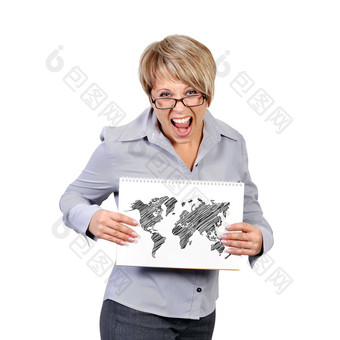 海报世界地图