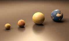 行星汞3金星地球空白