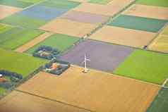农场景观风车荷兰