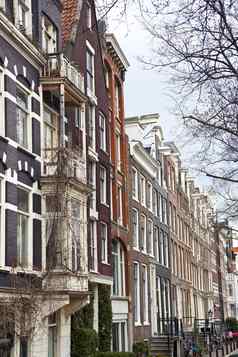 典型的荷兰房子阿姆斯特丹荷兰