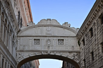 桥叹了<strong>口气</strong>蓬特的古威尼斯意大利欧洲