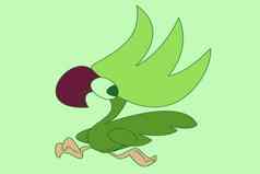 绿色鸟