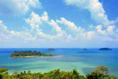 风景优美的视图岛屿泰国