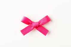 粉红色的礼物弓