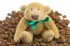 泰迪熊弓咖啡豆子