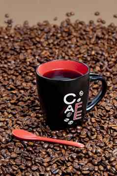 杯咖啡咖啡豆子