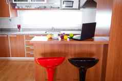 厨房室内酒吧椅子移动PC水果公寓