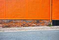 橙色墙