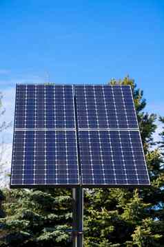 绿色技术太阳能面板电生产