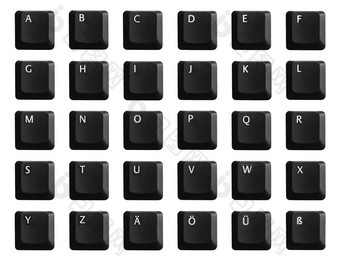 字母黑色的键盘