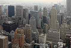城市摩天大楼纽约城市天际线