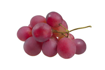 群红色的葡萄