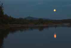 月亮育空河河