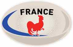 橄榄球球法国法国公鸡小公鸡