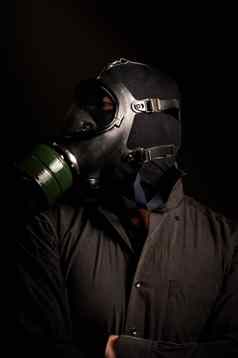 男人。gasmask