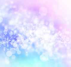 蓝色的紫色的粉红色的摘要散景灯背景