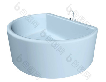 白色<strong>半圆形</strong>的现代浴缸不锈钢钢