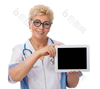 成熟的医生平板电脑