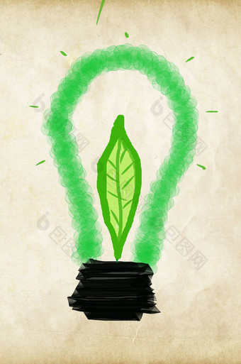 绿色生态能源概念