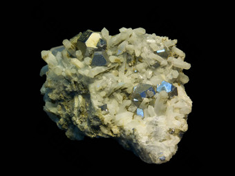晶体方铅矿岩石水晶