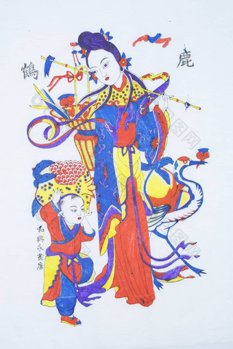 中国人传统的艺术——木版的<strong>新年图片</strong>