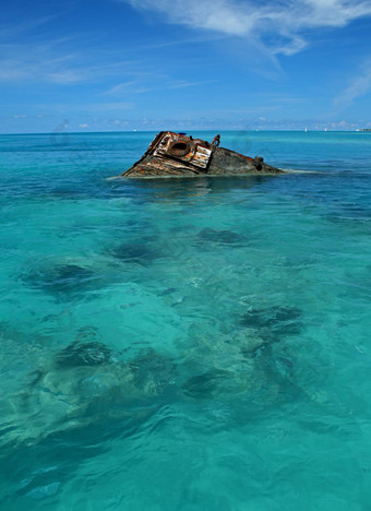 船沉船热带海