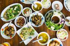 缅甸食物表格