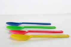 颜色塑料勺子