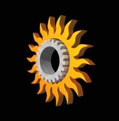太阳齿轮标志