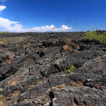 陨石坑月亮火山景观