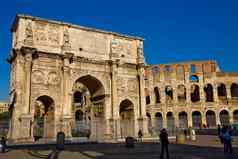 罗马圆形大剧场坚定不移拱