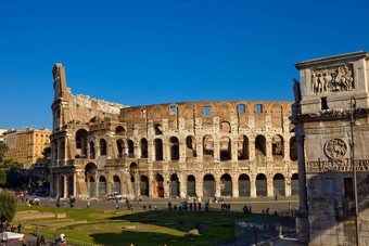 罗马圆形大剧场坚定不移拱