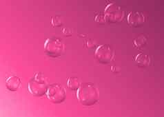 粉红色的泡沫背景