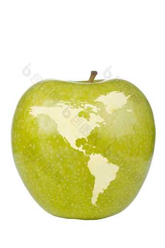 苹果世界地图