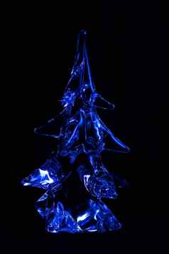 蓝色的水晶树