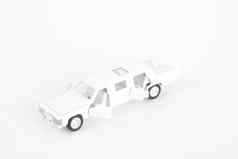白色奢侈品汽车模型