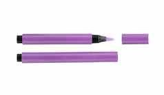 紫色的化妆品铅笔