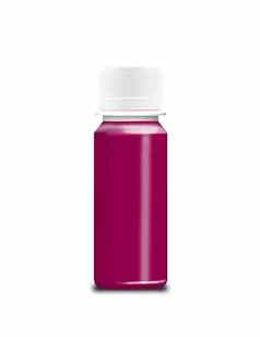 粉红色的香水瓶孤立的白色