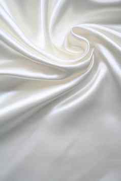 光滑的优雅的白色丝绸